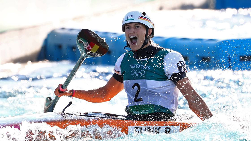 Funk wins the kayak slalom gold in the Olympics